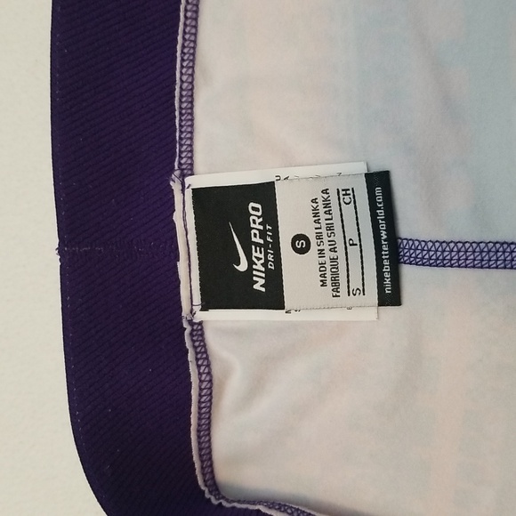 Nike Pro Women's Pink & Purple Leggings - Picture 5 of 7